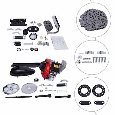 Hteedy 4Stroke Bicycle Kit 49CC Single Cylinder Powerful Pull Start Bicycle  Motorized Gas Petrol 142F Air-Cooled Bike Engine Motor Kit for 26/28  Inches Frames Bikes - Yahoo Shopping