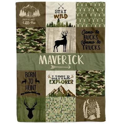 Cuddly Blanket Deer Bieco Customizable Gift for the Birth of a