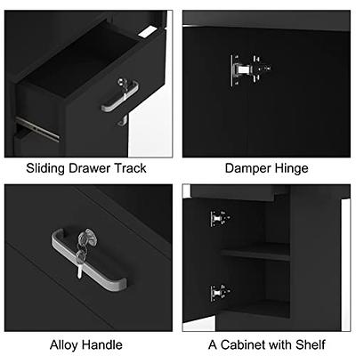 Paddie Locking Wall Mount Barber Salon Station, Hair Salon Storage Cabinet  Beauty Salon Stations w/Appliance Holders/Lockable Drawers/Storage Cabinet  (Black) - Yahoo Shopping