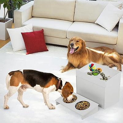 Dog bowls stand for large dogs, raised dog food bowl, elevat - Inspire  Uplift