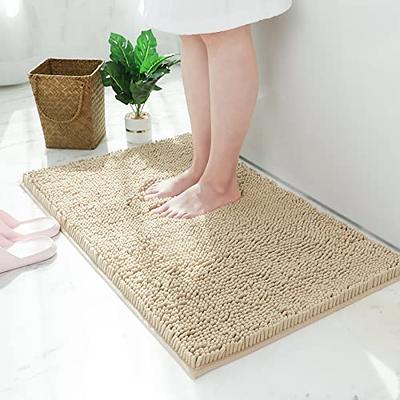 ITSOFT Extra Large Plush Microfiber Non Slip Soft Bathroom Rug