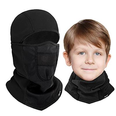 2 Pack Kids Neck Warmer Winter Fleece Neck Gaiter Cold Weather Face Ski  Mask Scarfs for Boys Girls(Black+Black) : : Clothing, Shoes &  Accessories