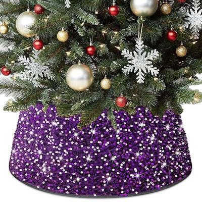 Purple Christmas Tree Decorations 