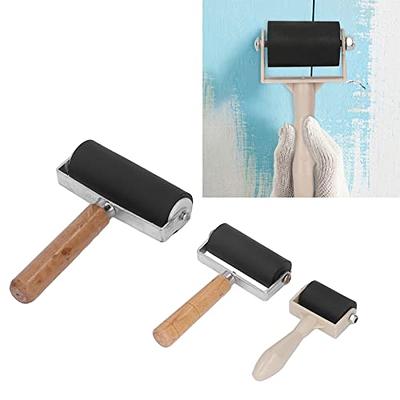 3pcs Rubber Roller Brayer Rollers Hard Rubber, Tape Construction Art Craft  Oil Painting Tools for Inks Prints Prints Wallpapers - Yahoo Shopping