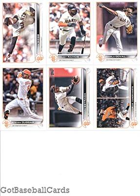  2022 Topps Series 1 San Francisco Giants Team Set of 9