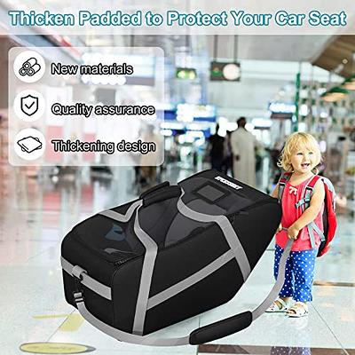 YOREPEK Padded Car Seat Travel Bag for Airplane, Compatible with