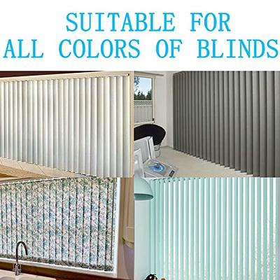 25 Set/50 Pcs Vertical Blind Repair Tabs Clear Vertical Blinds Replacement  Slats Panels Self-Adhesive Blinds Replacement Fixers Window Blinds Repair