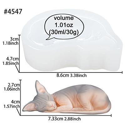 Sleeping Sphynx Cat Resin Silicone Mold for Epoxy Casting, Jewelry Making,  Polymer Clay Craft Projects, Homemade Soap, Fondant Cake Decorating 3inch -  Yahoo Shopping