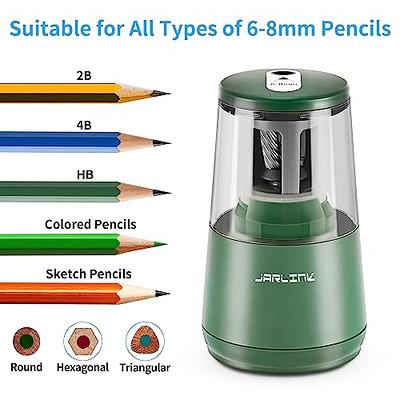 JARLINK Electric Pencil Sharpener, Heavy Duty Pencil Sharpeners for 6
