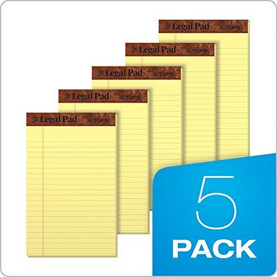 Ampad Gold Fibre Premium Jr. Legal Writing Pad, 5¨ x 8¨ - 12 pack, 50 sheets each