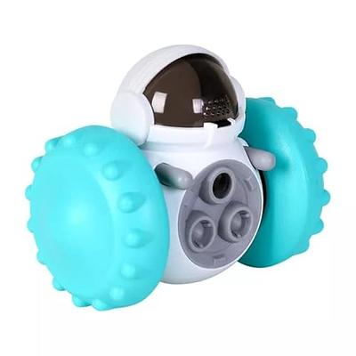 Interactive Food Toy for Dog and Cats, Pet Food Dispensor Tumbler Dog Treat  Toy, Dog Slow Feeder Treat Dispensing Puzzle Toys for Small Dogs /Cats,Robot  Shape Dog Toys 