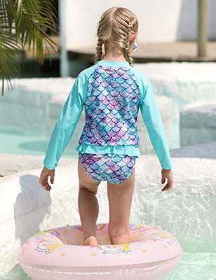 Boys Two Piece Rash Guard Swimsuits for Kids Cartoon Sun Protection Swimwear  Bathing Suit��M