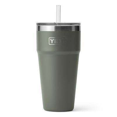 Yeti Rambler 26 oz Water Bottle with Straw Cap -White