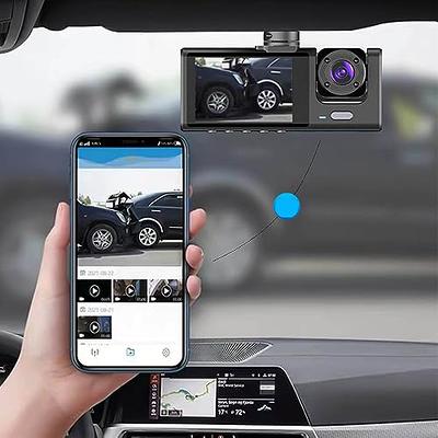 2-Inch Screen Car Recorder, 3-Way HD 1080P Dash Cam, Three-Lens Parking  Monitor, Car DVR with IR Night Vision, Loop Recording, G-Sensor (3 Lens) -  Yahoo Shopping