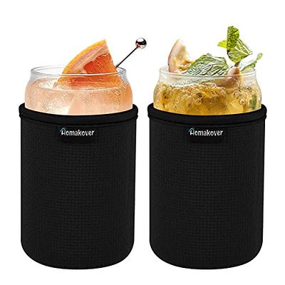 2PC Collapsible Neoprene Can Beer Cooler Sleeves Tall Energy/Beer