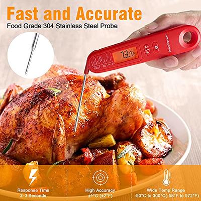 ThermoPro TP605W Waterproof Digital Instant Read Meat Thermometer Food Candy  Cooking Kitchen Thermometer with Magnet and Backlight TP605W - The Home  Depot