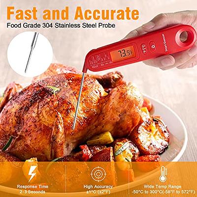 Smart Guesser Digital Meat Thermometer with Backlight for Kitchen