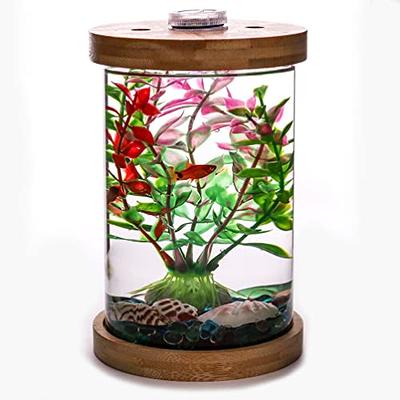 LED Aquarium Bowl Aquarium Tank Kit with LED Lighting - Mini