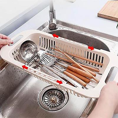 Guolarizi Kitchen Retractable Sink Drain Basket Multi Functional