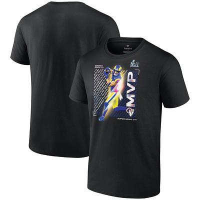 Men's Fanatics Branded Cooper Kupp Black Los Angeles Rams Super Bowl LVI  Champions MVP T-Shirt - Yahoo Shopping