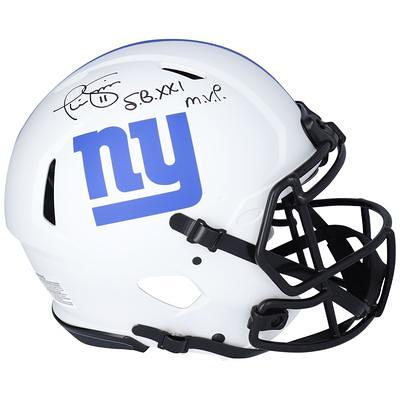 Eli Manning New York Giants Autographed Riddell Flat White