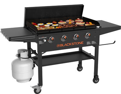 Expert Grill 3 in 1 Dual Fuel Gas and Charcoal 3 Burner Grill with Griddle