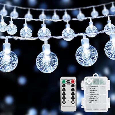 33ft 100 LED Rope Lights with Timer, 8 Modes, Low Voltage