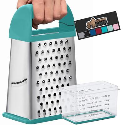 Cheese Grater Easy to Use Graters for Kitchen with Container and Lid for  Cheese, Vegetables, Ginger 