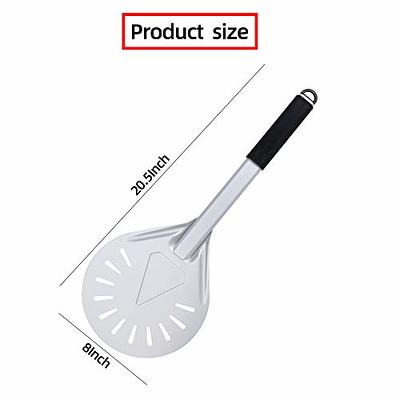 LRUI Turning Pizza Peel with 8 Aluminum Round Pizza Paddle,20.5 Overall,  Outdoor Pizza Oven Accessories. - Yahoo Shopping