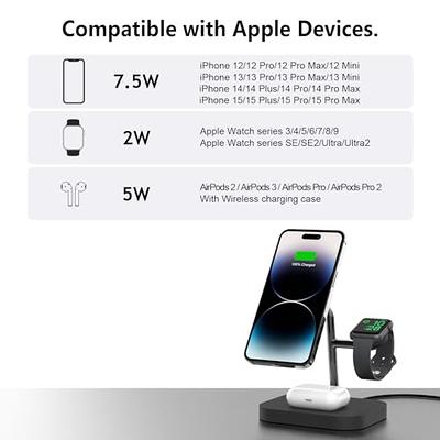 Ladestation für Apple iPhone 15 14 13 12 Plus Pro Max Mini SE Wireless  Ladegerät