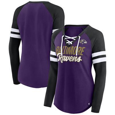 Men's Baltimore Ravens Tommy Hilfiger Purple/Black Nolan Long Sleeve T-Shirt