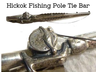 Vintage Hickok USA Fishing Rod & Reel Tie Bar. Circa 1960S. Great Detail.  Pole Clip - Yahoo Shopping