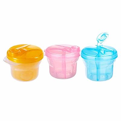 Toddmomy 2pcs Portable Milk Powder Box Baby Formula Powder