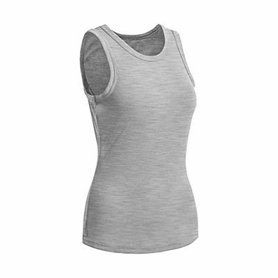  Womens Pima Cotton Racerback Workout Tank Tops