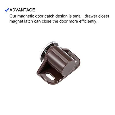 METALLIXITY Magnetic Latches Catch (1.38 x 0.87) 4Pcs, Plastic Cabinet Magnet  Latch - for Cabinet Door Drawer, Home Decoration, Brown - Yahoo Shopping