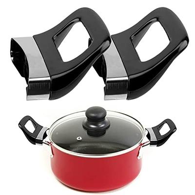 2pcs Pan Side Handles Replacement, Handles Ear for Cooking Pan, No Scalding  Bakelite Side Handles for Steamer Sauce Pot Cooker(Black) - Yahoo Shopping