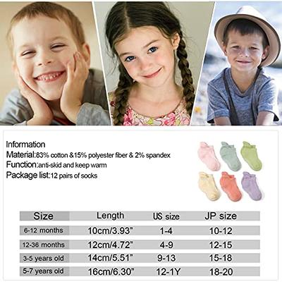  Duufin 12 Pairs Toddler Athletic Ankle Socks Kids Athletic  Socks Low Cut Toddler Socks Half Cushion Toddler Black Ankle Socks