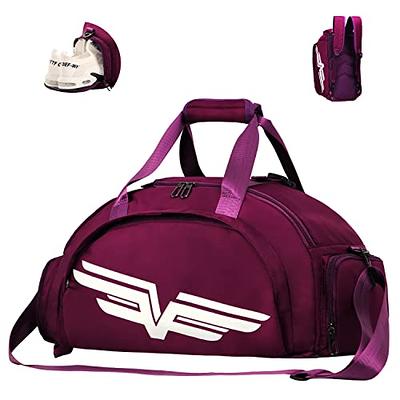 MABROUC Duffle Bag For Women, Sports Duffel Bag for Gym with Wet Pocket &  Shoe Compartment, Overnight Weekender Travel Bag(Pink)