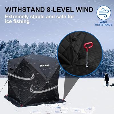 DARCHEN Ice Fishing Tent Insulated 3-Layers Thickened Ice Fishing Shelter  for 3-4 Person Thermal Ice Fishing Shanty with Insulated Layer for Ice  Fishing Winter Fishing Gear & Accessories - Yahoo Shopping