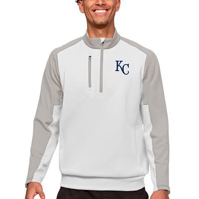 Men's Antigua White Kansas City Chiefs Victory Pullover Sweatshirt