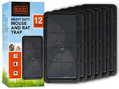 BLACK+DECKER Rat Trap- Rat Traps Indoor & Outdoor- Humane Mouse