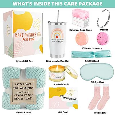 Get Well Soon Gifts for Women - Care Package for Women Stress Relief - Get Well Soon Gift Basket for Women After Surgery - Encouragement & Feel