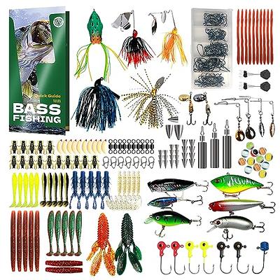 PLUSINNO Fishing Lures for 12 Rigs, Tackle Box with Included Crankbaits,  Spoon, Hooks, Weights and More Accessories, 353 Pcs Lure Baits Gear Kit  Freshwater Bass… - Yahoo Shopping