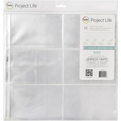 Bulk 100 Pc. We R Ring Page Protectors 12X 12 - Yahoo Shopping