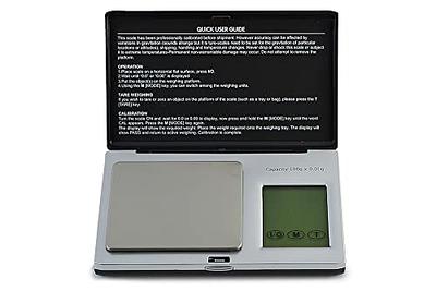 Fuzion Digital Gram Scale with 2 Trays, 500g/ 0.01g Small Jewelry Scale, 6  Units Gram Scales Digital Weight Gram and Oz, Tare Function Digital Herb