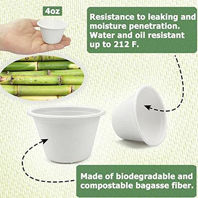 Compostable Sample Portion Cups Tasting Sauce Shot Disposable Cup