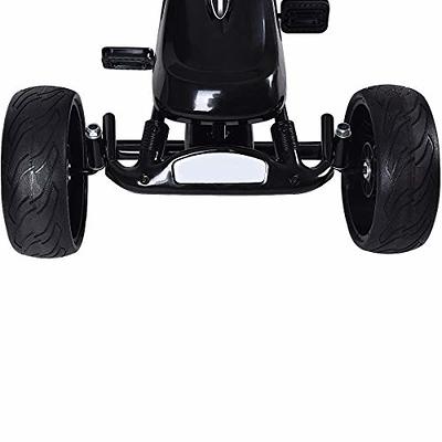 Costzon Pedal Go Kart for Kids, 4 Wheel Powered Ride on Car