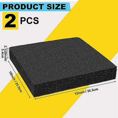  8 Pcs Packing Foam Sheets Customizable Polyurethane Foam Pad  0.5 Inch 1 Inch Thick Polyurethane Foam Sheet Black Foam Padding for  Packing and Crafts Moving (12 x 12 x 0.5 Inch