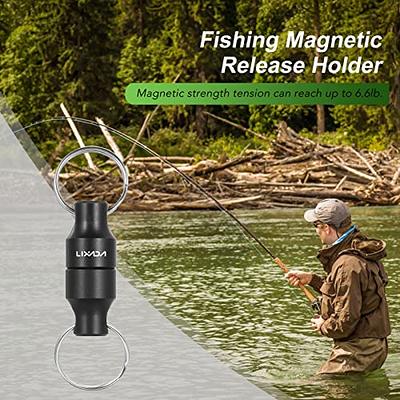 LIXADA Magnetic Net Release Holder Fly Fishing Net Retractor