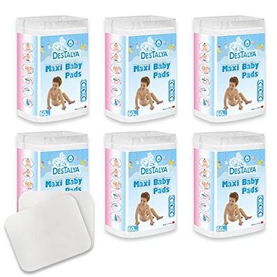 DESTALYA Baby Cotton Pads for Diaper Change - Large Cotton Squares